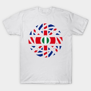 British Nigerian Multinational Patriot Flag Series T-Shirt